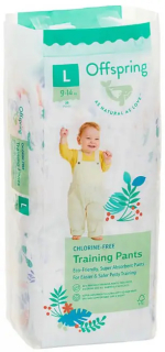 Фотография товара Подгузники-трусики Offspring Авокадо L 9-14 кг 36 штук