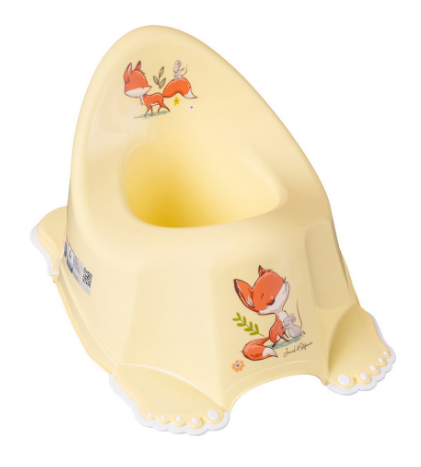 Фотография товара ТЕГА Горшок туалетный со звук.эфф.антискольз. Лесная сказка Желтый