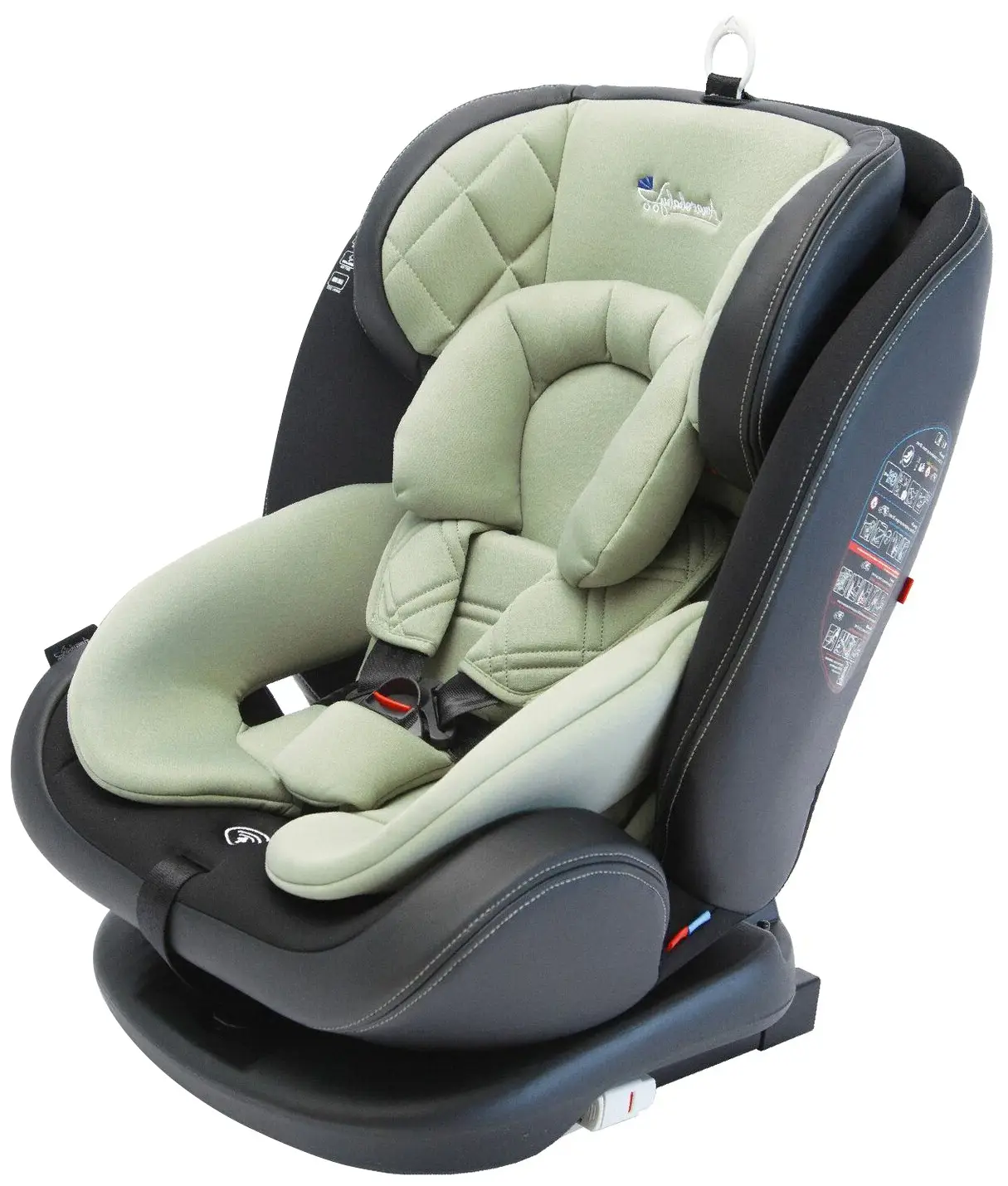 Автокресло группа 0/1/2/3 (0-36 кг) Amarobaby ST-3 хаки