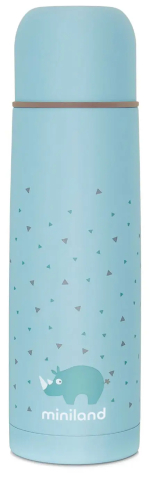 Фотография товара Детский термос для жидкостей Miniland Silky Thermos голубой 500 мл