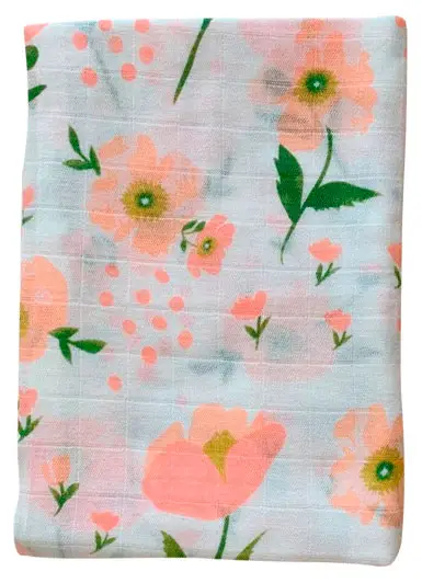 Пелёнка Little Star Розовый Цветочек