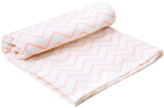 Фотография товара Пелёнка трикотажная Amarobaby Soft Hugs Зигзаг розовый