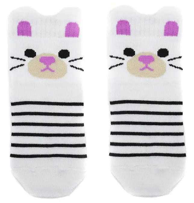 Носки LB Хлопок, белый 11-12, размер обуви 18-20