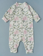 Фотография товара Комбинезон Little Star Пионы цв. крем (68-74)