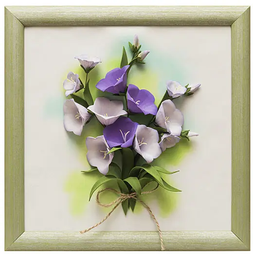 Волшебная Мастерская 3D картина из фоамирана Колокольчики (FM-09)