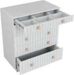 Фотография товара Комод LUNNA CHARM 800/5 МДФ цвет белый