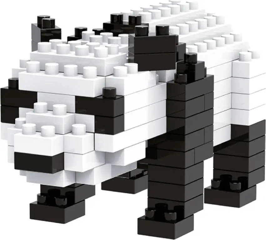 Конструктор пластиковый №07 Панда Поделкин, 111 элементов