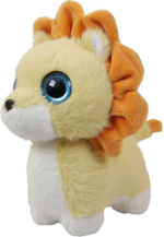 Львёнок ABtoys с блестящими глазами, 18 см, жёлтый