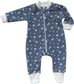 Фотография товара Комбинезон для малыша Bunnyphant, размер 62, светлый джинс