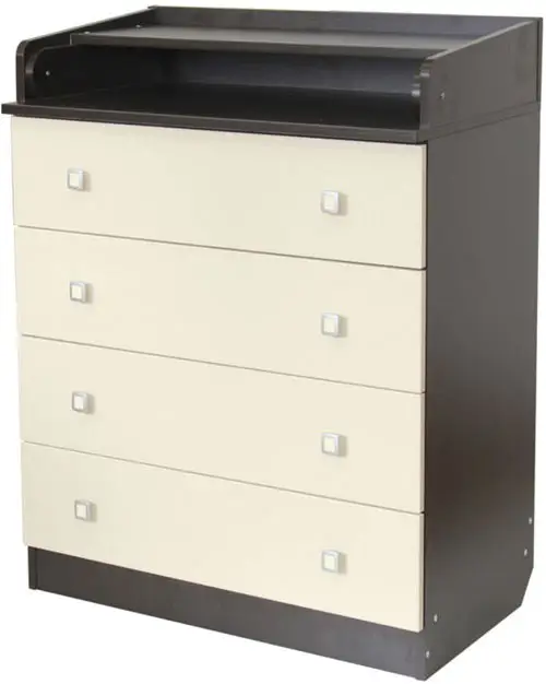 Комод Фея 1580 венге-бежевый