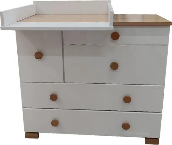 Фотография товара Комод 5-ти фасадный Няня, цвет капучино