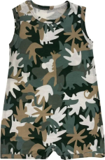 Фотография товара Полукомбинезон Little BIG Star, кулир, размер 52-80, камуфляж, арт. 321169