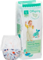 Фотография товара Трусики-подгузники Offspring, размер L, 9-14 кг, 36 шт, расцветка Риф