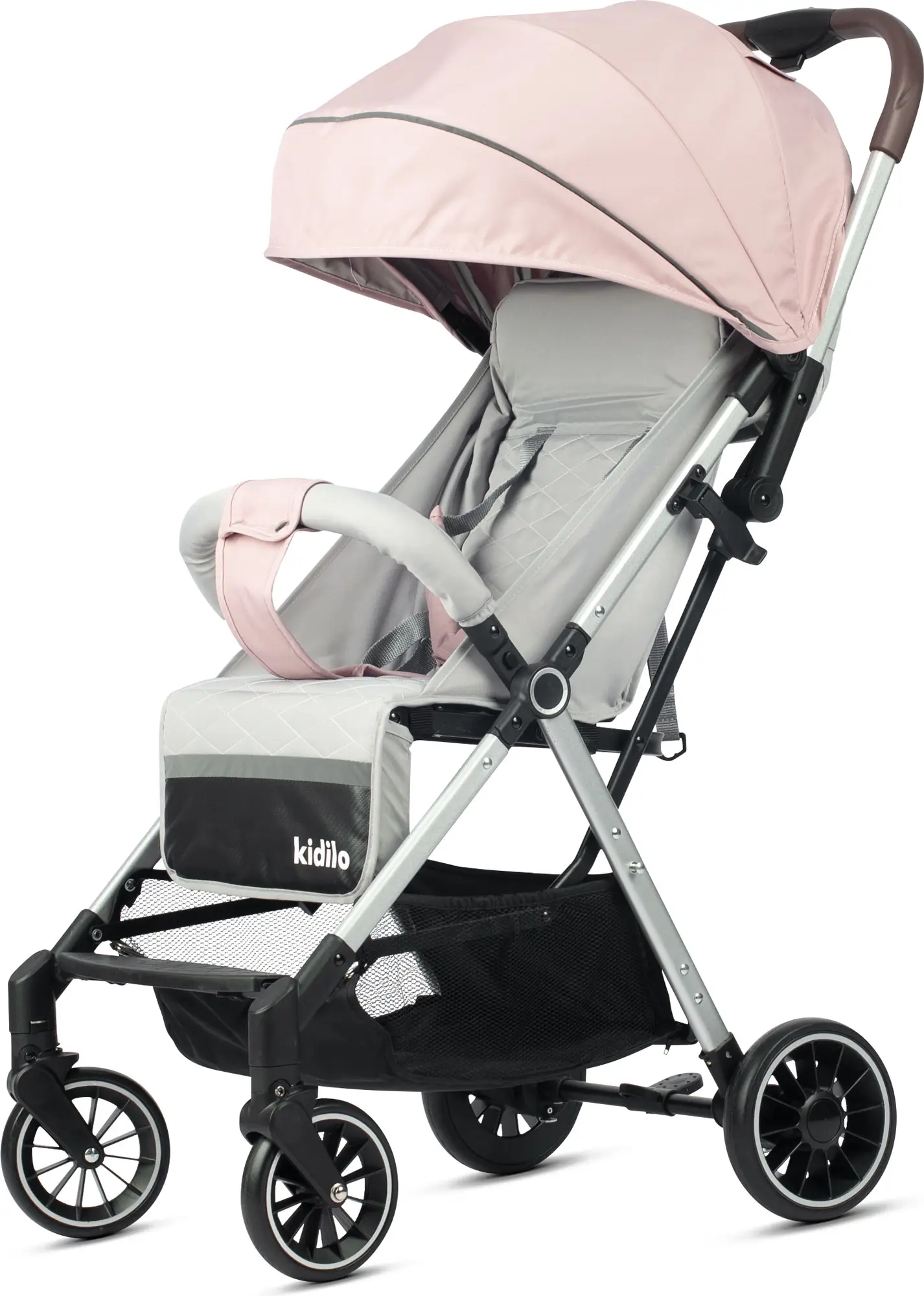 Прогулочная коляска Kidilo T228, коричневая