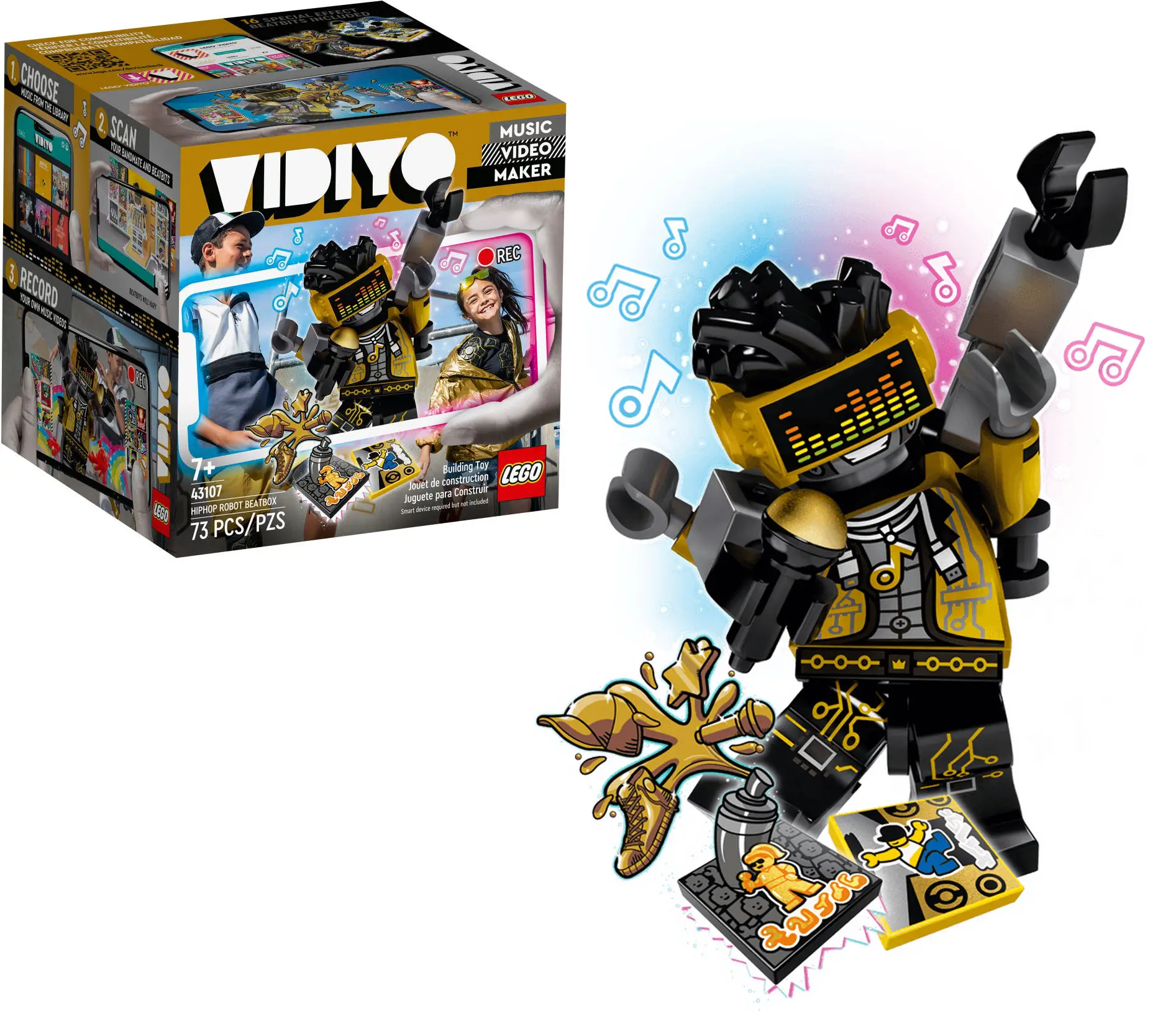Конструктор Lego Vidiyo 43107 Битбокс Хип-Хоп Робота