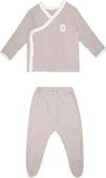 Фотография товара Распашонка с царапками, ползунки, Наследник Выжанова, р. 56-62, цвет мокко