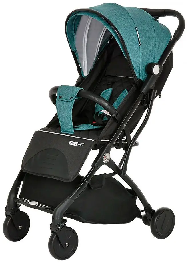 Коляска прогулочная Pituso Voyage Black Green