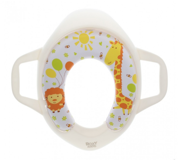 Фотография товара Накладка на унитаз с ручками ROXY-KIDS. AFRICA.