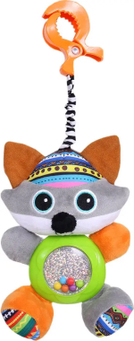 Фотография товара Игрушка подвеска на прищепке Волчонок Тео Biba Toys, 35х16 см