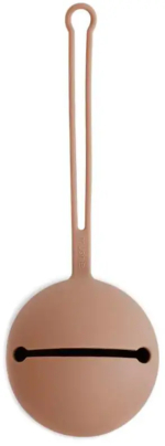 Контейнер для пустышек Mushie Pale Taupe