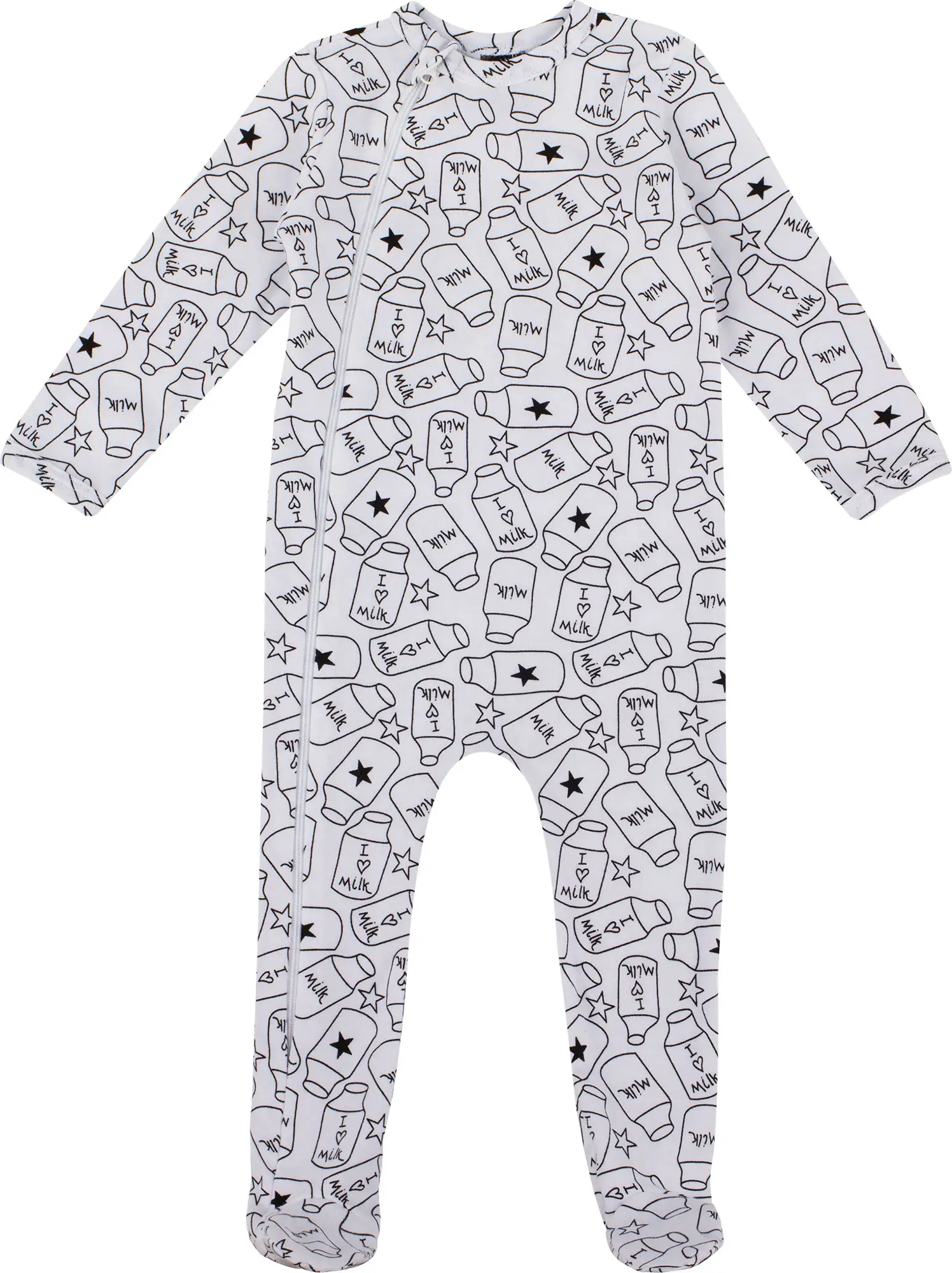 Комбинезон Mjolk Sleep and Play Молочко 74