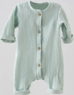 Фотография товара Комбинезон-слип KiDi Kids, муслин, полынь, р. 22 рост 68-74 см