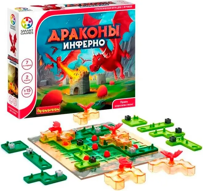 Логическая игра Bondibon Драконы инферно