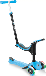Фотография товара Самокат Globber GO UP SPORTY PLUS LIGHTS (2022) голубой