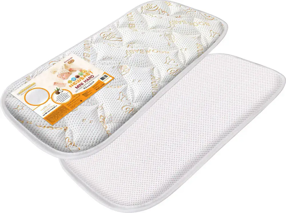 Матрасик Boom Baby NewBaby mini hard, 38х78 см, 3D-сетка