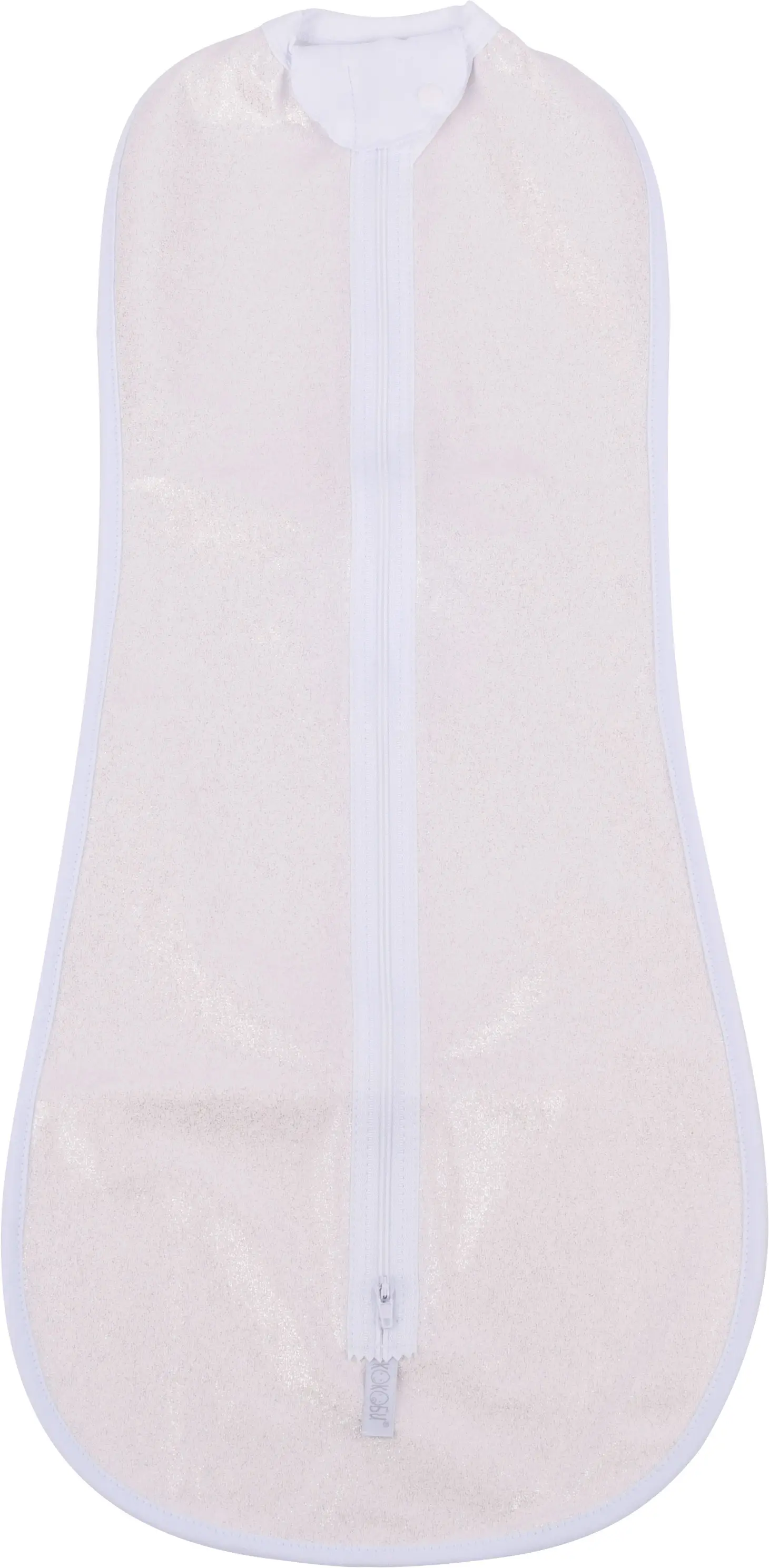 Пеленальный конверт на молнии КоКоБи молочный + серебро 6-9 кг