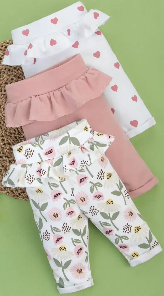 Штанишки с юбочкой "Любимые ромашки" KiDi kids, 3шт/уп, р.20