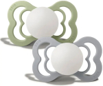 Фотография товара Набор пустышек Bibs Supreme Silicone Sage Glow, Cloud Glow 0-6 месяцев