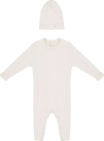 Фотография товара Комбинезон и шапка Наследник Выжанова, натуральный, р.0-3 мес