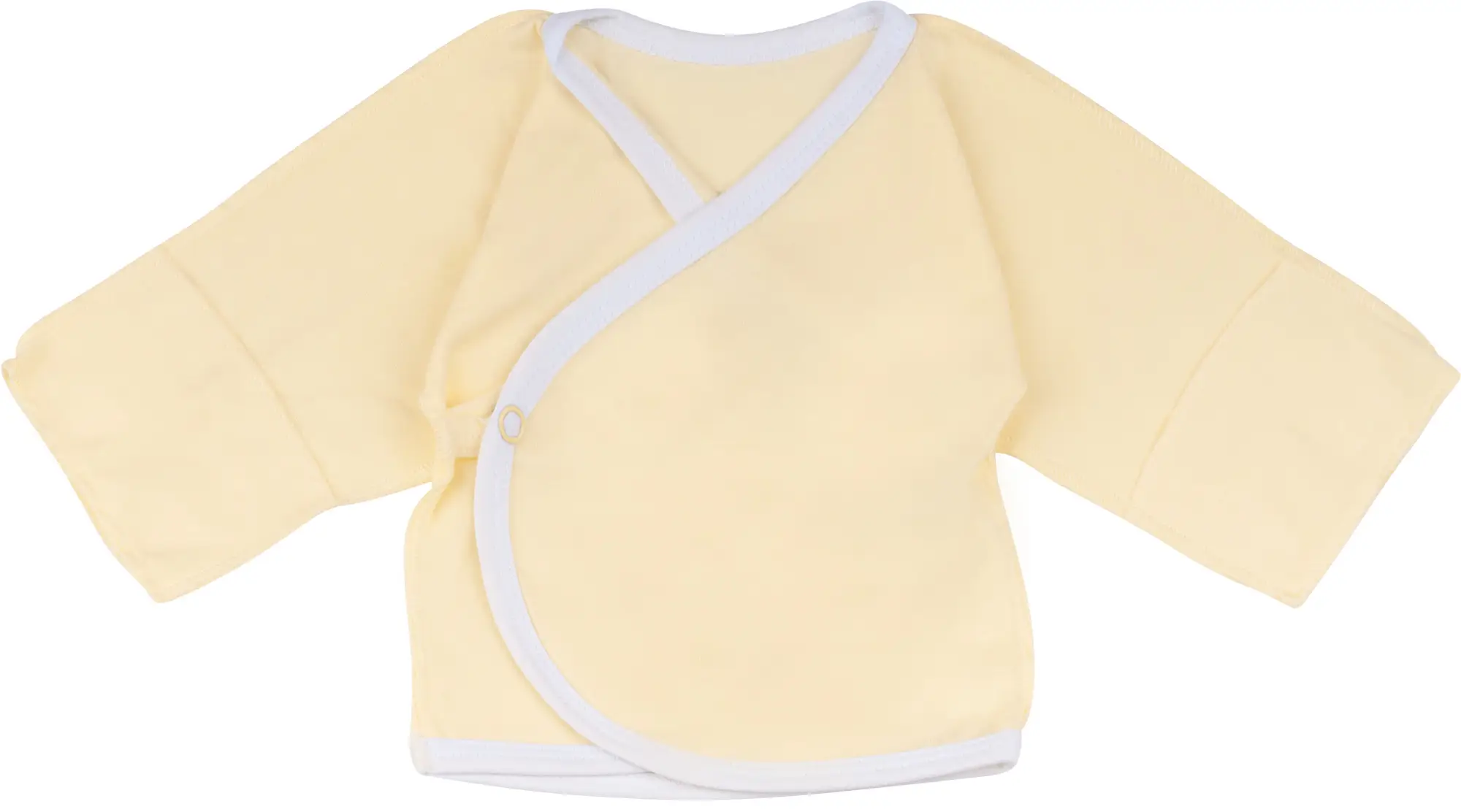 Распашонка Фабрика Бамбук Кимоно пенье жёлтый, белый 50