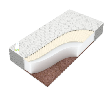 Фотография товара МОНИС СТИЛЬ Матрас в кроватку Кокос-Люкс ПМ микрофайбер 140*70*12