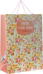 Фотография товара Бумажный пакет  "ПРОВАНС" (48,3*17,8*63см,  250 г/м2)