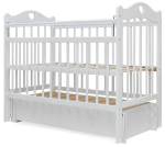 Фотография товара Кроватка Incanto Sofi маятник универсальный, а/стенка, c ящиком, цвет белый