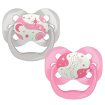 Пустышка ночная Dr. Brown's Advantage (0-6 мес) для девочек