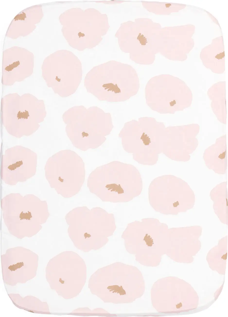 Простыня на резинке Happy Baby, 100х70 см, розовый