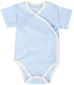 Фотография товара Комбинезон Фабрика Бамбук Боди Кимоно голубой 62