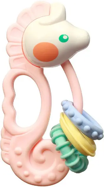 Игрушка погремушка прорезыватель Морской коник, Huanger