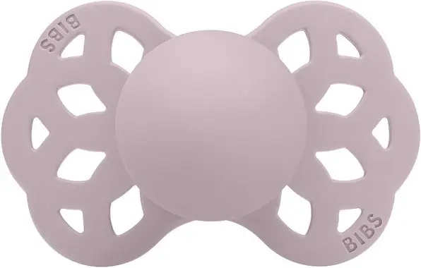 Пустышка силиконовая Bibs Infinity Anatomical Dusky Lilac, от 0 месяцев