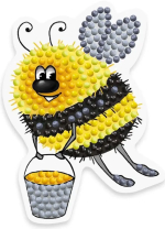 Кристальная мозаика Фрея, магнит Шмель, 7x9.5 см Кристальная мозаика Фрея, магнит Шмель, 7x9.5 см