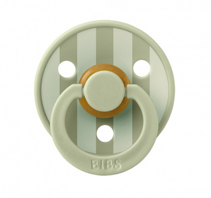 Фотография товара Пустышка латексная BIBS Studio Colour - Block - Sage, 0+ мес.