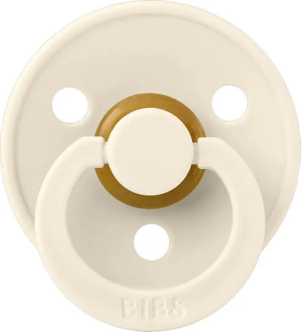 Пустышка латексная Bibs Colour Symmetrical - Ivory, от 6 месяцев