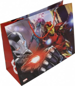 Бумажный пакет Железный Мститель для сувенирной продукции , с ламинацией, с шириной основания 32,4 с