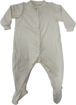 Фотография товара Комбинезон стойка внш Фабрика Бамбук молочный, 80