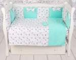 Фотография товара Бортик в кроватку 12 предметов AmaroBaby Exclusive Original Collection Собачки