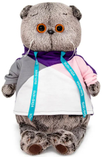 Фотография товара Игрушка мягконабивная Baby Басик в разноцветной толстовке