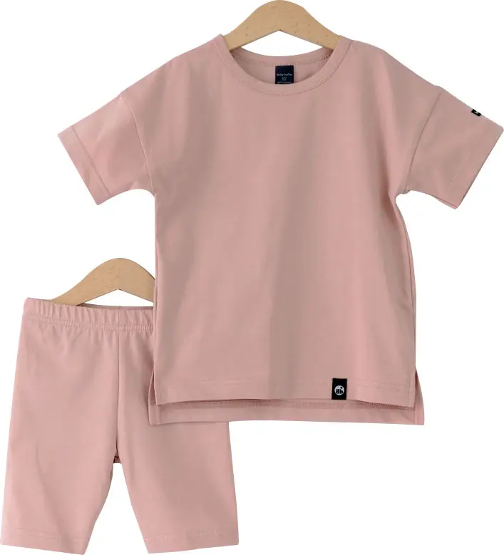 Детский комплект, футболка и леггинсы, пудра, р. 104, КД416/2-К 